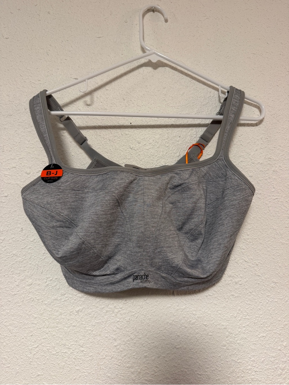 Panache Gray Power Wired Sports Bra 38 I